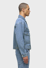 Load image into Gallery viewer, Hudson Trucker Jacket / Jacquard Indigo
