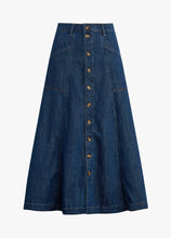 Load image into Gallery viewer, Favorite Daughter The Lila Denim Maxi Skirt
