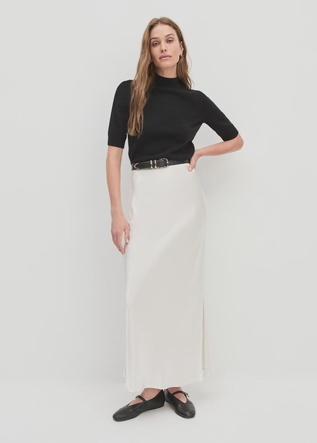 Favorite Daughter The Josie Long Skirt / Ivory