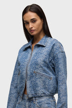 Load image into Gallery viewer, Hudson Cropped Zip Up Jacket
