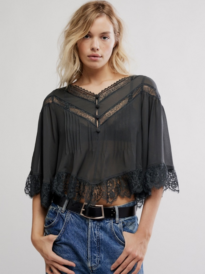 Free People Bali Midnight Rain Top
