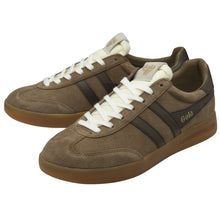 Load image into Gallery viewer, Gola Classic Men&#39;s Cyclone Sneaker / Tobacco/Dark Brown/Gum

