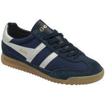 Load image into Gallery viewer, Gola Classics Women&#39;s Tornado Sneakers / Navy/Silver

