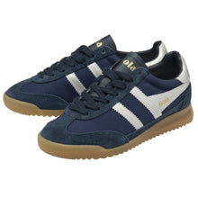 Load image into Gallery viewer, Gola Classics Women&#39;s Tornado Sneakers / Navy/Silver
