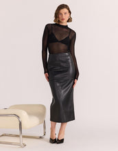 Load image into Gallery viewer, Staple The Label Kaia Spot Mesh Top / Black

