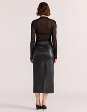 Load image into Gallery viewer, Staple The Label Kaia Spot Mesh Top / Black
