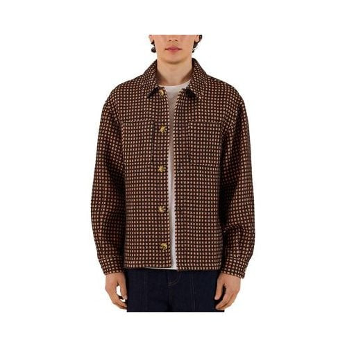 Krost Wool Check Jacket / Golden Straw
