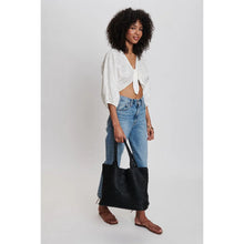 Load image into Gallery viewer, ModaLuxe Solana Woven Vegan Leather Tote
