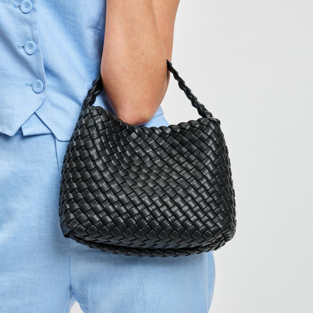 ModaLuxe Kaia woven crossbody