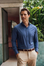 Load image into Gallery viewer, Mizzen+Main Leeward Long Sleeve Dress Shirt / Coastal Jford Double Diamond
