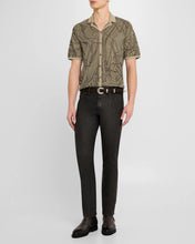 Load image into Gallery viewer, John Varvatos Holt Hand Drawing Jacquard Camp Collar Shirt
