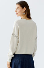Load image into Gallery viewer, OUI Studded Knit Pullover
