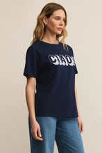 Load image into Gallery viewer, Z Supply Ciao Boyfriend Tee / Blue Sapphire
