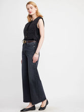 Load image into Gallery viewer, Self Contrast Rey Quilled Vest / Black
