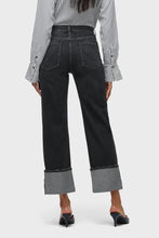Load image into Gallery viewer, Hudson Remi High-Rise Ankle W/ Wide Cuff / Washed Black
