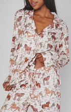 Load image into Gallery viewer, Show Me Your Mumu Country Horses PJ Set
