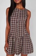 Load image into Gallery viewer, Mumu Meester Mini Dress / Saddle Plaid

