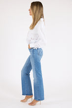 Load image into Gallery viewer, Greylin Finley Embroidered Hem Button Up Shirt
