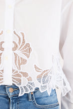 Load image into Gallery viewer, Greylin Finley Embroidered Hem Button Up Shirt
