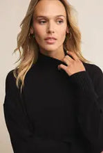 Load image into Gallery viewer, Z Supply Sable Rib Sweatshirt / Black
