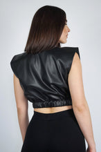 Load image into Gallery viewer, Article X Leather Muscle Tee
