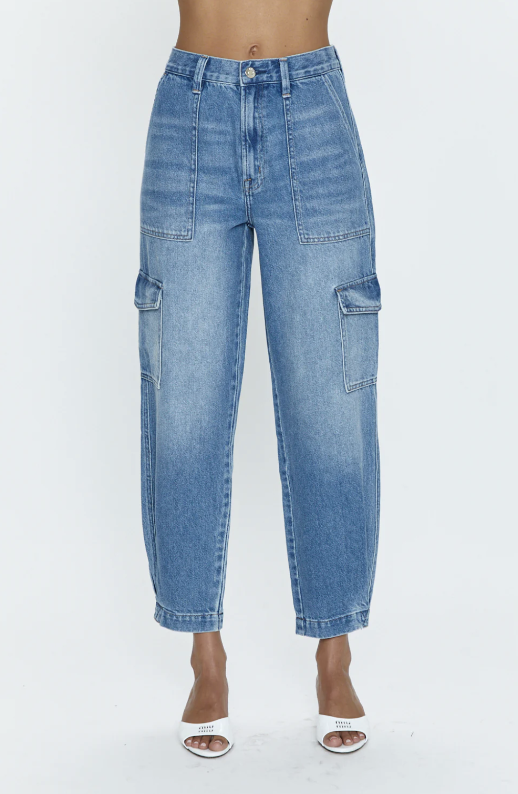 Pistola Josephine High Rise Tapered Cargo Jean